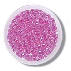 Trimits Beads Sequins Accessories Beads: Rocailles: Fuchsia: 8g in a pack  - The Sewing Studio for sale UK - The Sewing Studio