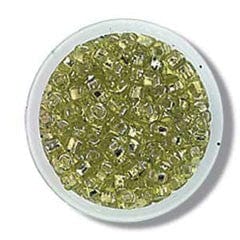 Trimits Beads Sequins Accessories Beads: Rocailles: Lime: 8g in a pack  - The Sewing Studio for sale UK - The Sewing Studio