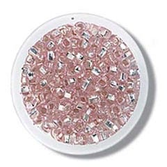 Trimits Beads Sequins Accessories Beads: Rocailles: Pink: 8g in a pack  - The Sewing Studio for sale UK - The Sewing Studio