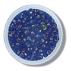 Trimits Beads Sequins Accessories Beads: Rocailles: Royal Blue: 8g in a pack  - The Sewing Studio for sale UK - The Sewing Studio