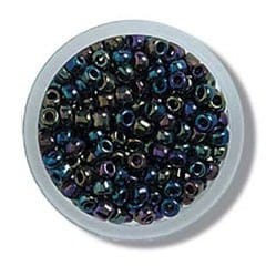 Trimits Beads Sequins Accessories Beads: Seed: Rainbow: 8g in a pack  - The Sewing Studio for sale UK - The Sewing Studio