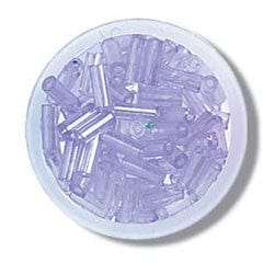 Trimits Beads Sequins Accessories Bugle Beads: Lilac: Pack of 8g  - The Sewing Studio for sale UK - The Sewing Studio