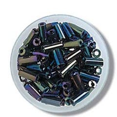 Trimits Beads Sequins Accessories Bugle Beads: Rainbow: Pack of 8g  - The Sewing Studio for sale UK - The Sewing Studio