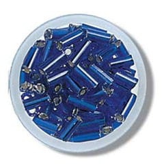 Trimits Beads Sequins Accessories Bugle Beads: Royal: Pack of 8g  - The Sewing Studio for sale UK - The Sewing Studio