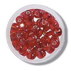 Trimits Beads Sequins Accessories E Beads: Red: 8g in a pack  - The Sewing Studio for sale UK - The Sewing Studio