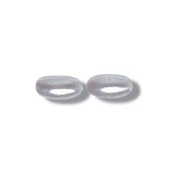 Trimits Beads Sequins Accessories Oval Pearl Beads: 3 x 6mm: White: 48 quantity  - The Sewing Studio for sale UK - The Sewing Studio