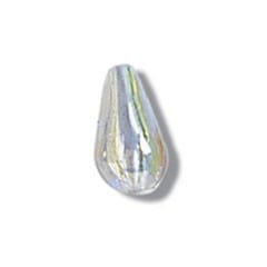 Trimits Beads Sequins Accessories Pearl Bead Drops: 6 x 9mm: Aurora: 15 quantity  - The Sewing Studio