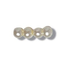 Trimits Beads Sequins Accessories Pearl Beads: 3mm: Cream: 125 quantity  - The Sewing Studio for sale UK - The Sewing Studio