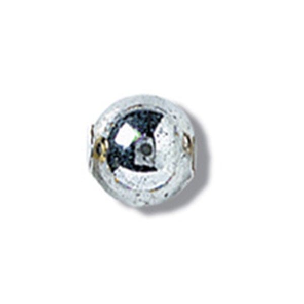 Trimits Beads Sequins Accessories Plated Beads: 8mm: Silver: 20 quantity  - The Sewing Studio