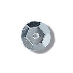 Trimits Beads Sequins Accessories Sequins: Cup: 10mm: Silver  - The Sewing Studio for sale UK - The Sewing Studio
