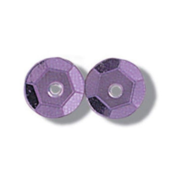 Trimits Beads Sequins Accessories Sequins: Cup: 8mm: Pink  - The Sewing Studio for sale UK - The Sewing Studio