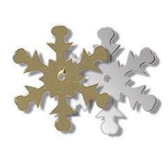Trimits Beads Sequins Accessories Sequins: Snowflake: 24mm: Multi-coloured: Pack of 18  - The Sewing Studio for sale UK - The Sewing Studio