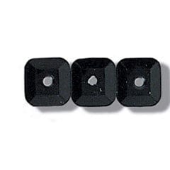 Trimits Beads Sequins Accessories Sequins: Square: 7mm: Black: 140 quantity  - The Sewing Studio for sale UK - The Sewing Studio