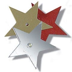 Trimits Beads Sequins Accessories Sequins: Stars: 30mm: Multi-coloured: Pack of 23  - The Sewing Studio for sale UK - The Sewing Studio