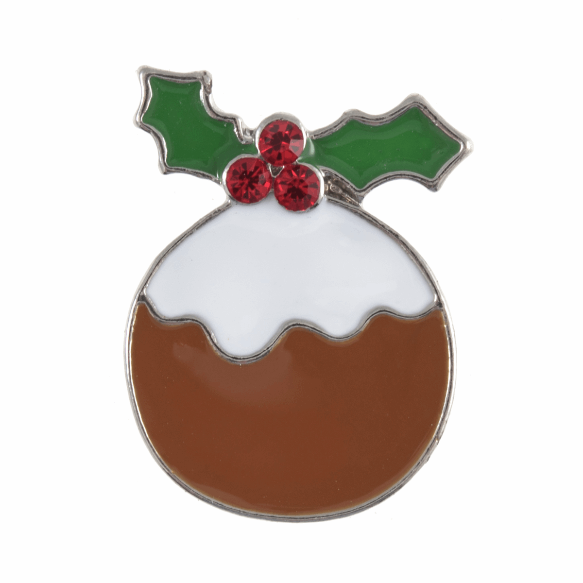 Trimits Buttons Christmas Button Diamante Christmas Pudding  - The Sewing Studio