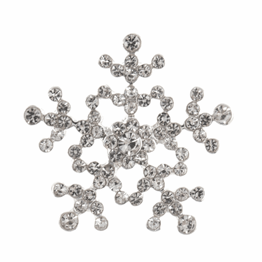 Trimits Buttons Christmas Button Diamante Snowflake  - The Sewing Studio for sale UK - The Sewing Studio