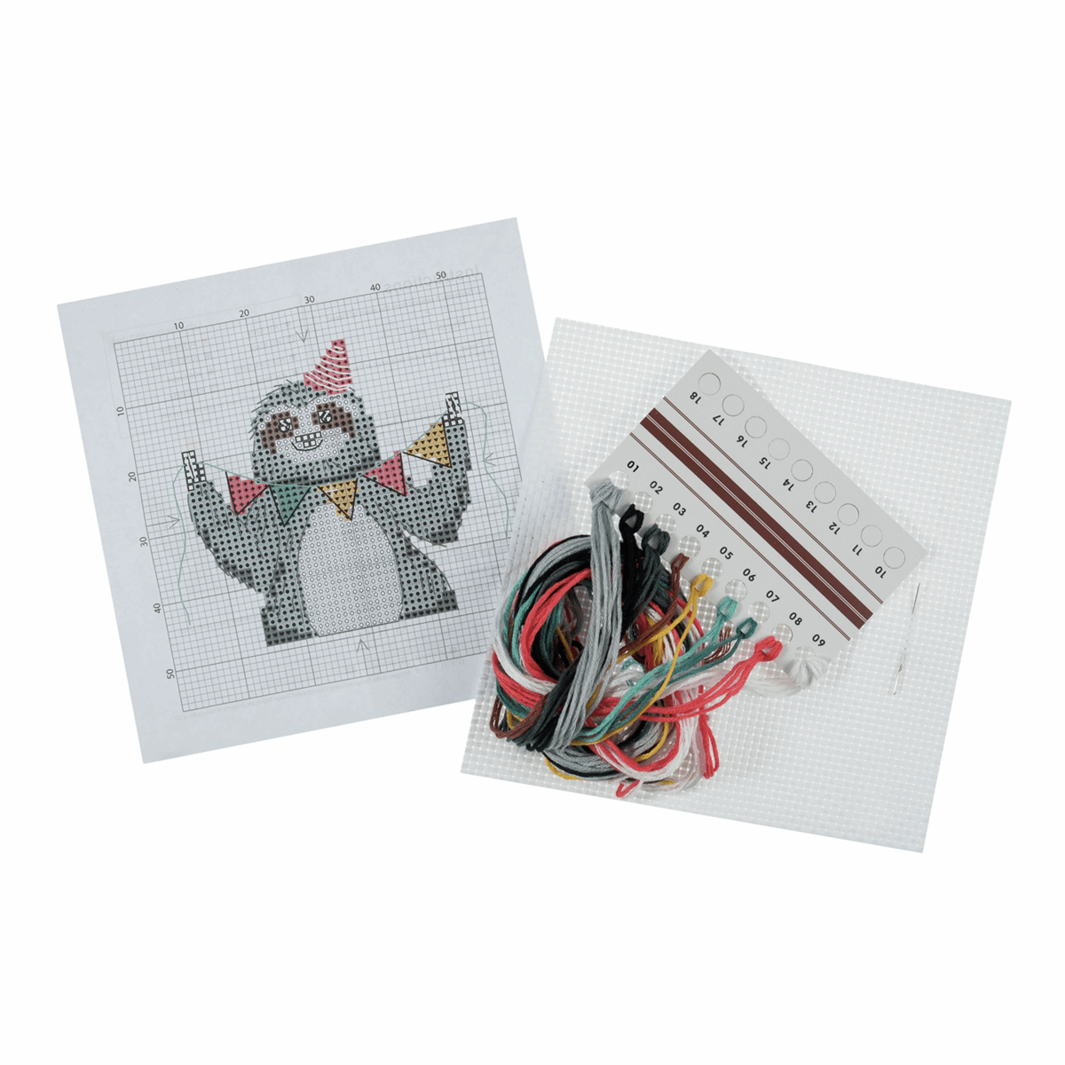 Trimits Cross Stitch Kits Cross Stitch Kit Sloth  - The Sewing Studio