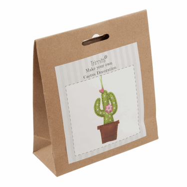 Trimits Felting Kits Felt Decoration Kit: Cactus  - The Sewing Studio for sale UK - The Sewing Studio