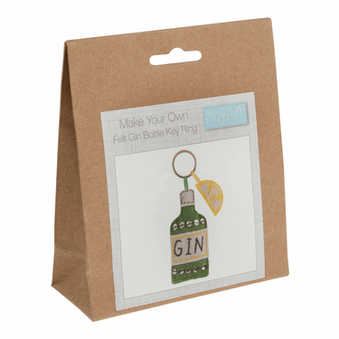 Trimits Felting Kits Felt Decoration Kit: Gin Bottle  - The Sewing Studio for sale UK - The Sewing Studio