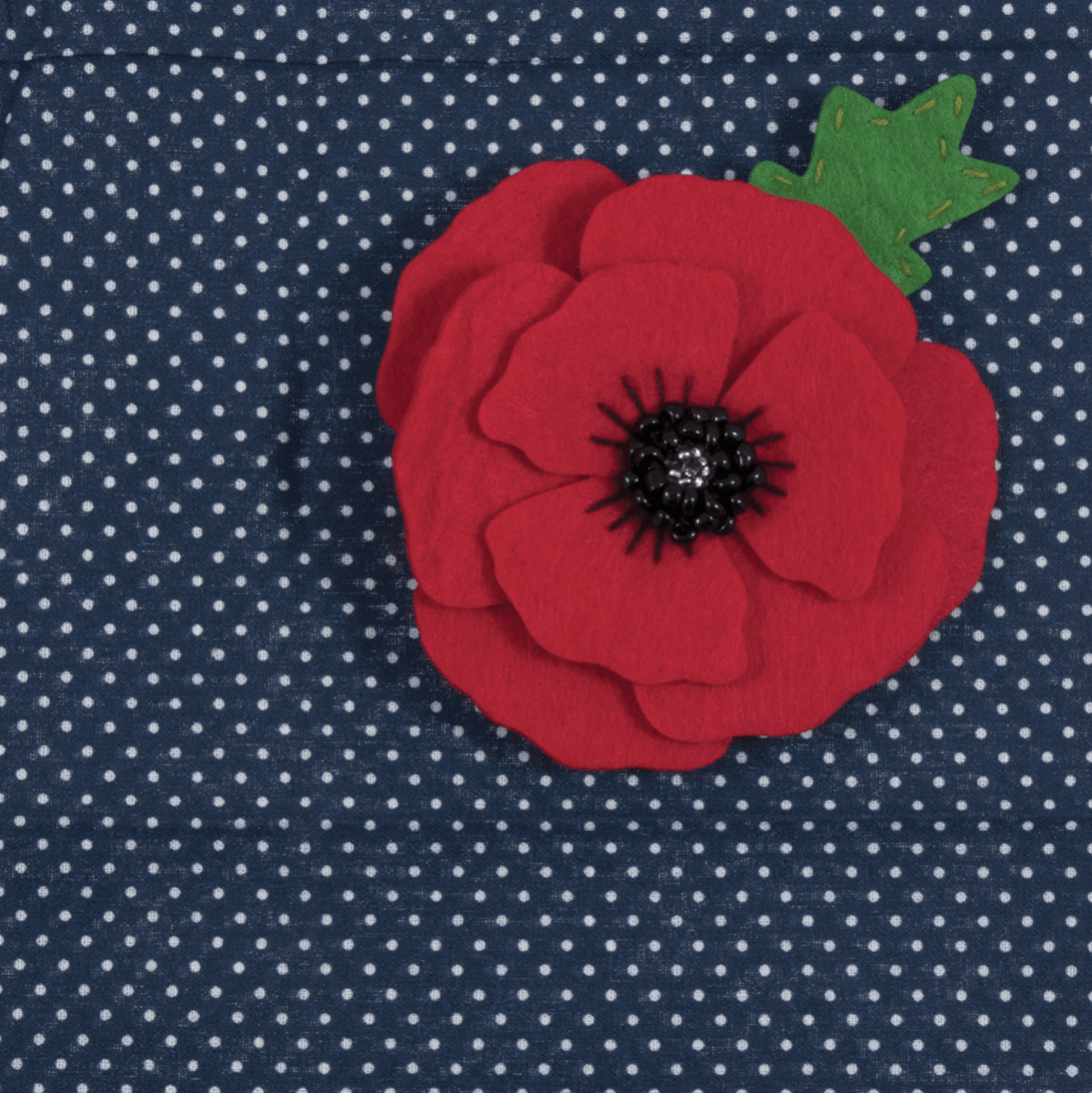 Trimits Felting Kits Felt Decoration Kit: Make Your Own Poppy Brooch  - The Sewing Studio