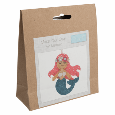 Trimits Felting Kits Felt Decoration Kit: Mermaid  - The Sewing Studio for sale UK - The Sewing Studio