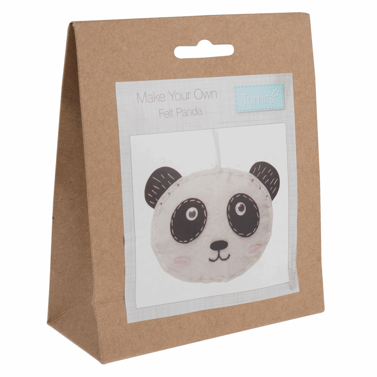 Trimits Felting Kits Felt Decoration Kit: Panda  - The Sewing Studio