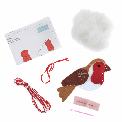 Trimits Felting Kits Felt Decoration Kit: Robin  - The Sewing Studio