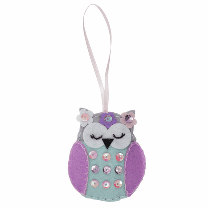 Trimits Felting Kits Felt Decoration Kit: Spring Owl  - The Sewing Studio