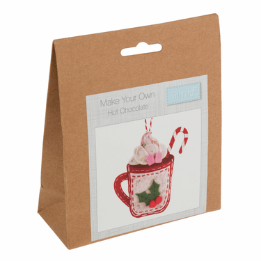Trimits Felting Kits Felt Kit Christmas Hot Chocolate  - The Sewing Studio for sale UK - The Sewing Studio