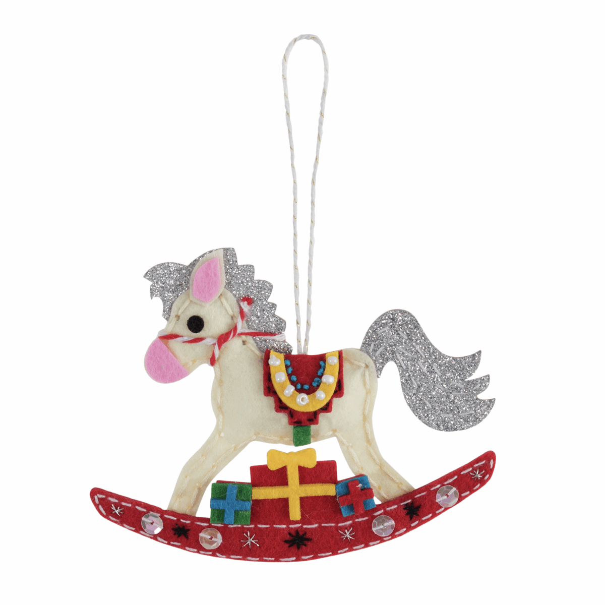 Trimits Felting Kits Felt Kit Christmas Rocking Horse  - The Sewing Studio
