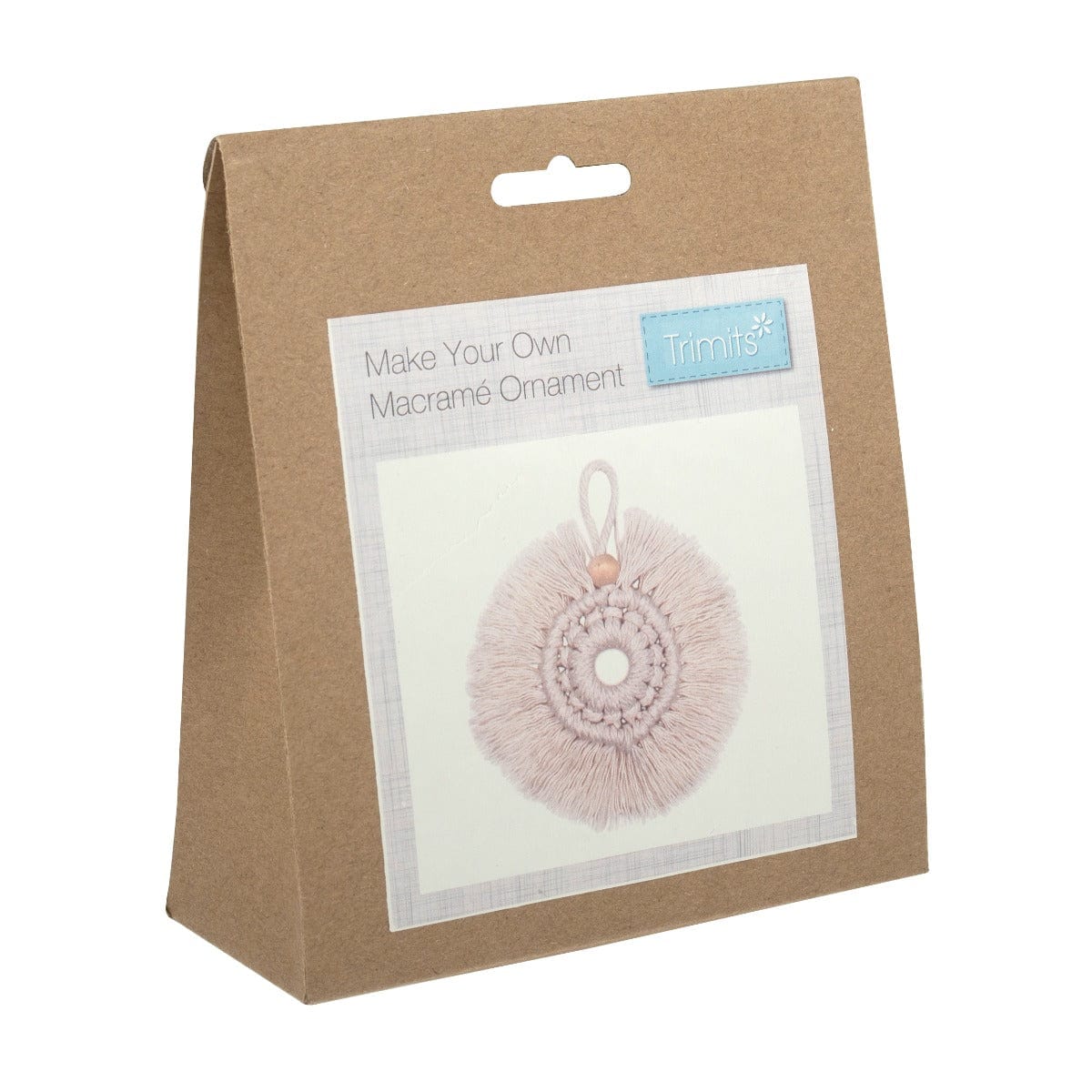 Trimits Sewing Kits Macramé Kit Wreath Decoration: Natural  - The Sewing Studio