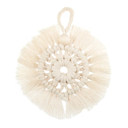 Trimits Sewing Kits Macramé Kit Wreath Decoration: Natural  - The Sewing Studio