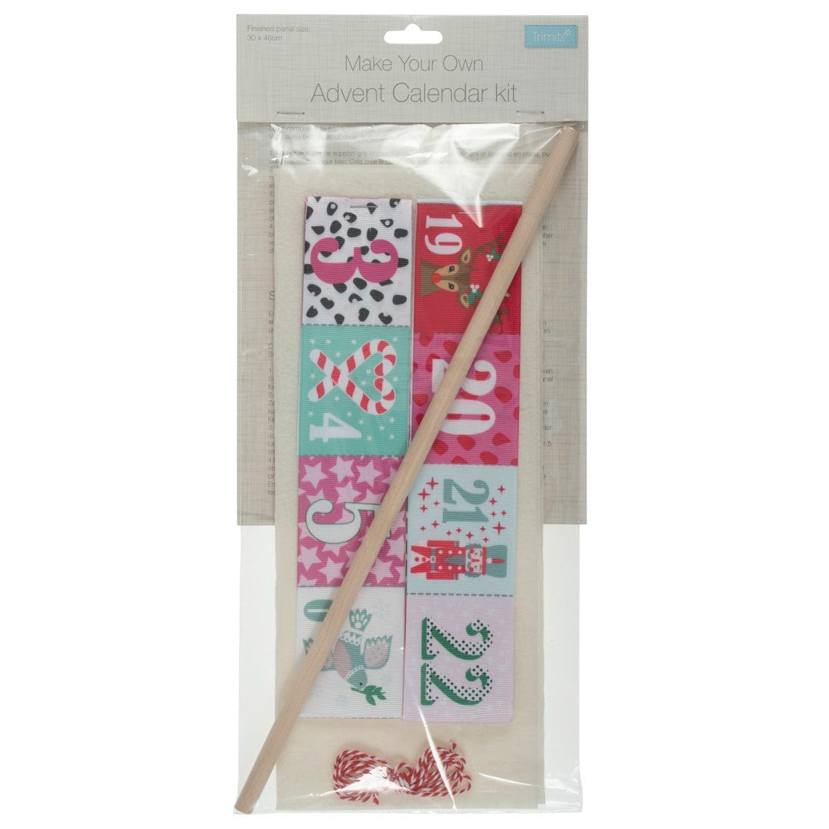 Trimits Sewing Kits Make Your Own Advent Calendar Kit  - The Sewing Studio