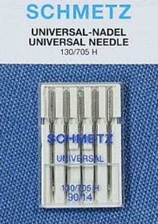 Schmetz Sewing Machine Needles Universal Size 90/14 Pack of 5