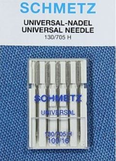 Schmetz Sewing Machine Needles Universal Size 100/16 Pack of 5