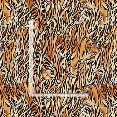 Timeless Treasures Fabric Tiger Print Tiger