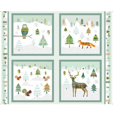 Woodland Winter Fabric Picture Patches 28945H