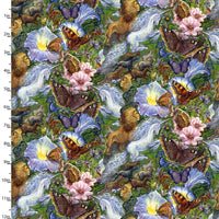 World of Wonder Fabric Floral 18685-Grn