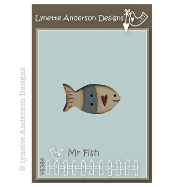 Lynette Anderson Designs Mr Fish Button