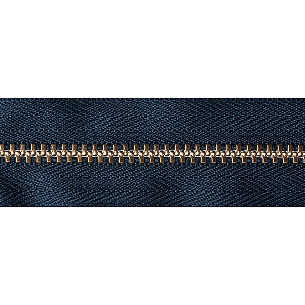 YKK Zips YKK Brass Jeans Zip 10cm Colour 560  - The Sewing Studio