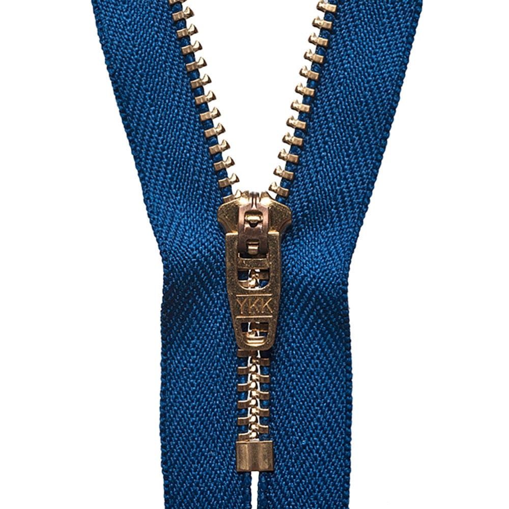 YKK Zips YKK Brass Jeans Zip 15cm Colour 039  - The Sewing Studio