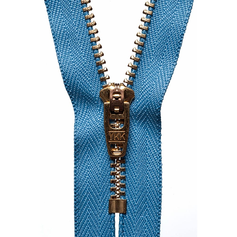 YKK Zips YKK Brass Jeans Zip 15cm Colour 231  - The Sewing Studio