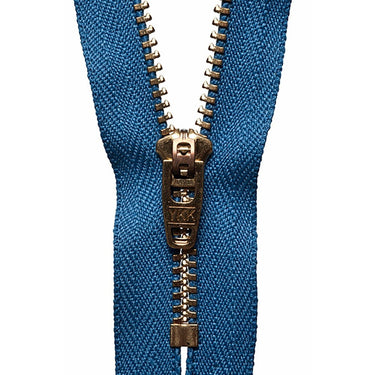 YKK Zips YKK Brass Jeans Zip 18cm Colour 145  - The Sewing Studio for sale UK - The Sewing Studio