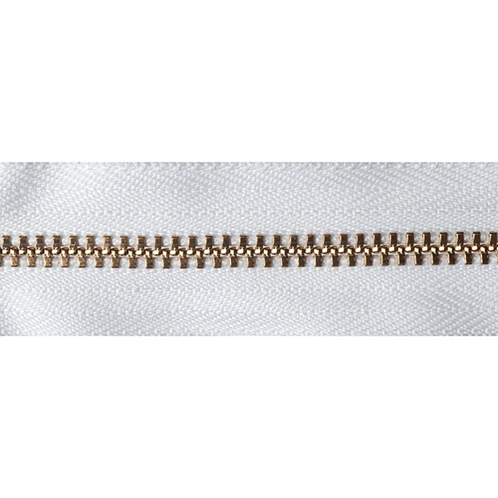 YKK Zips YKK Brass Jeans Zip 20cm Colour 501  - The Sewing Studio