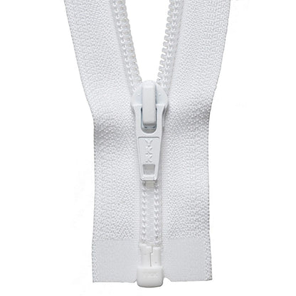 YKK Zips YKK Nylon Open End Zip 66cm Colour 501  - The Sewing Studio