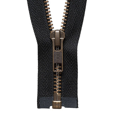 YKK Zips YKK Strong Open End Zip 71cm, Antique Brass Teeth, Colour 580  - The Sewing Studio for sale UK - The Sewing Studio